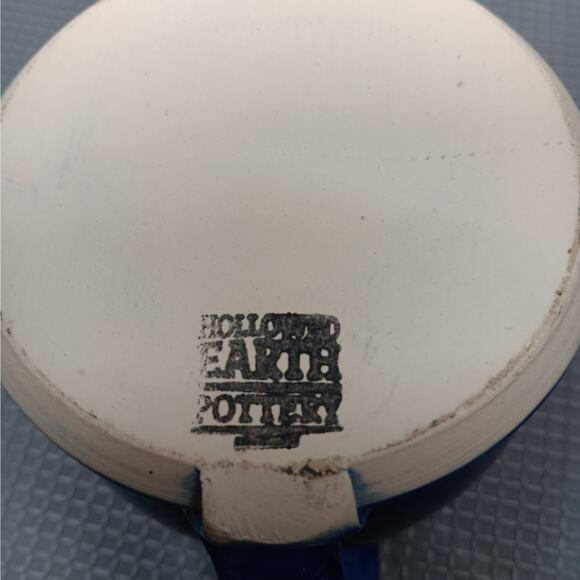 Bob Jones University Bruins Blue Ceramic Belly Mug Hollowed Earth Pottery - Picture 8 of 10